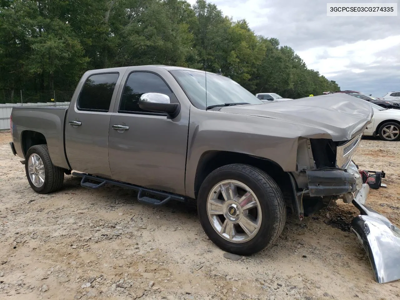 3GCPCSE03CG274335 2012 Chevrolet Silverado C1500 Lt