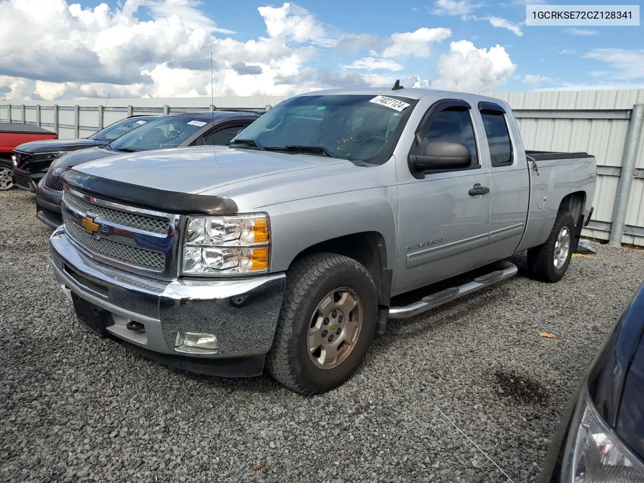 2012 Chevrolet Silverado K1500 Lt VIN: 1GCRKSE72CZ128341 Lot: 74027124