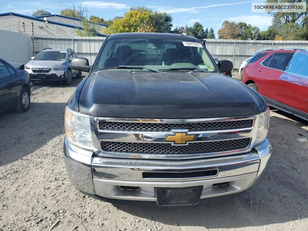 2012 Chevrolet Silverado K1500 Ls VIN: 1GCRKREA5CZ339330 Lot: 74047944