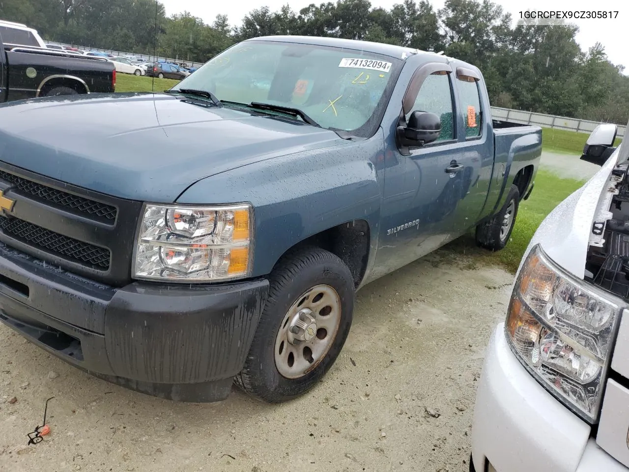 2012 Chevrolet Silverado C1500 VIN: 1GCRCPEX9CZ305817 Lot: 74132094