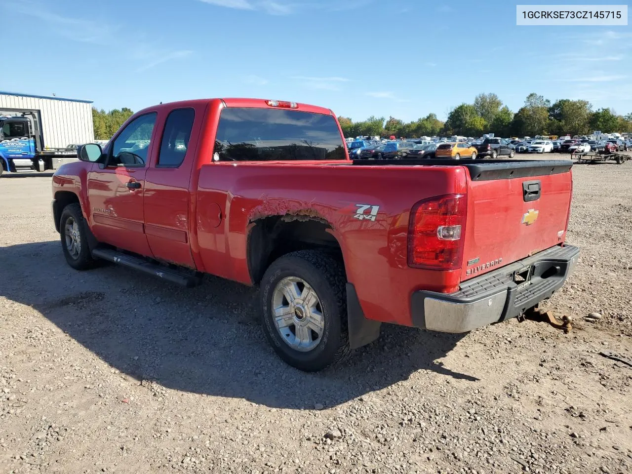 2012 Chevrolet Silverado K1500 Lt VIN: 1GCRKSE73CZ145715 Lot: 74190484