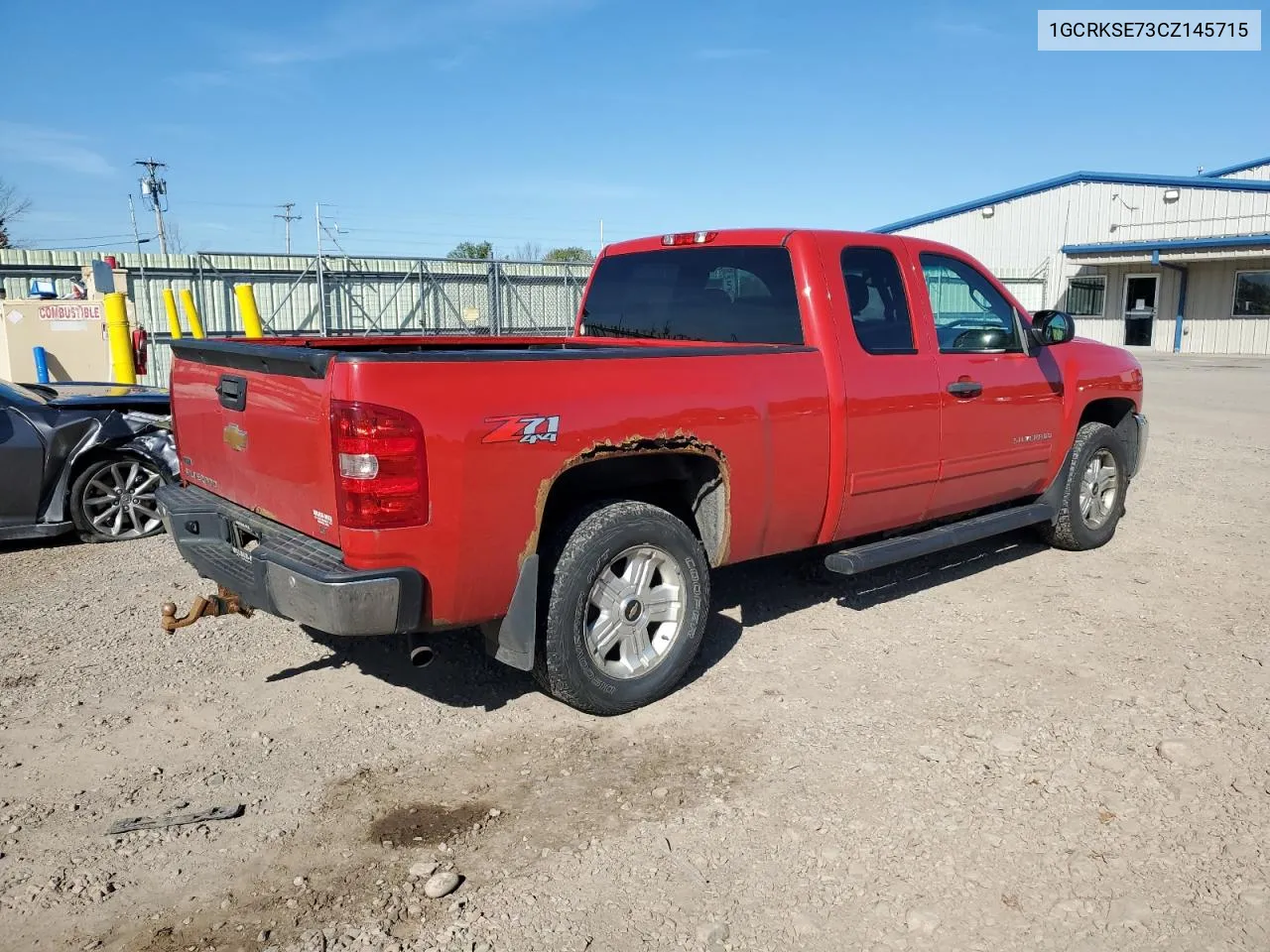 2012 Chevrolet Silverado K1500 Lt VIN: 1GCRKSE73CZ145715 Lot: 74190484