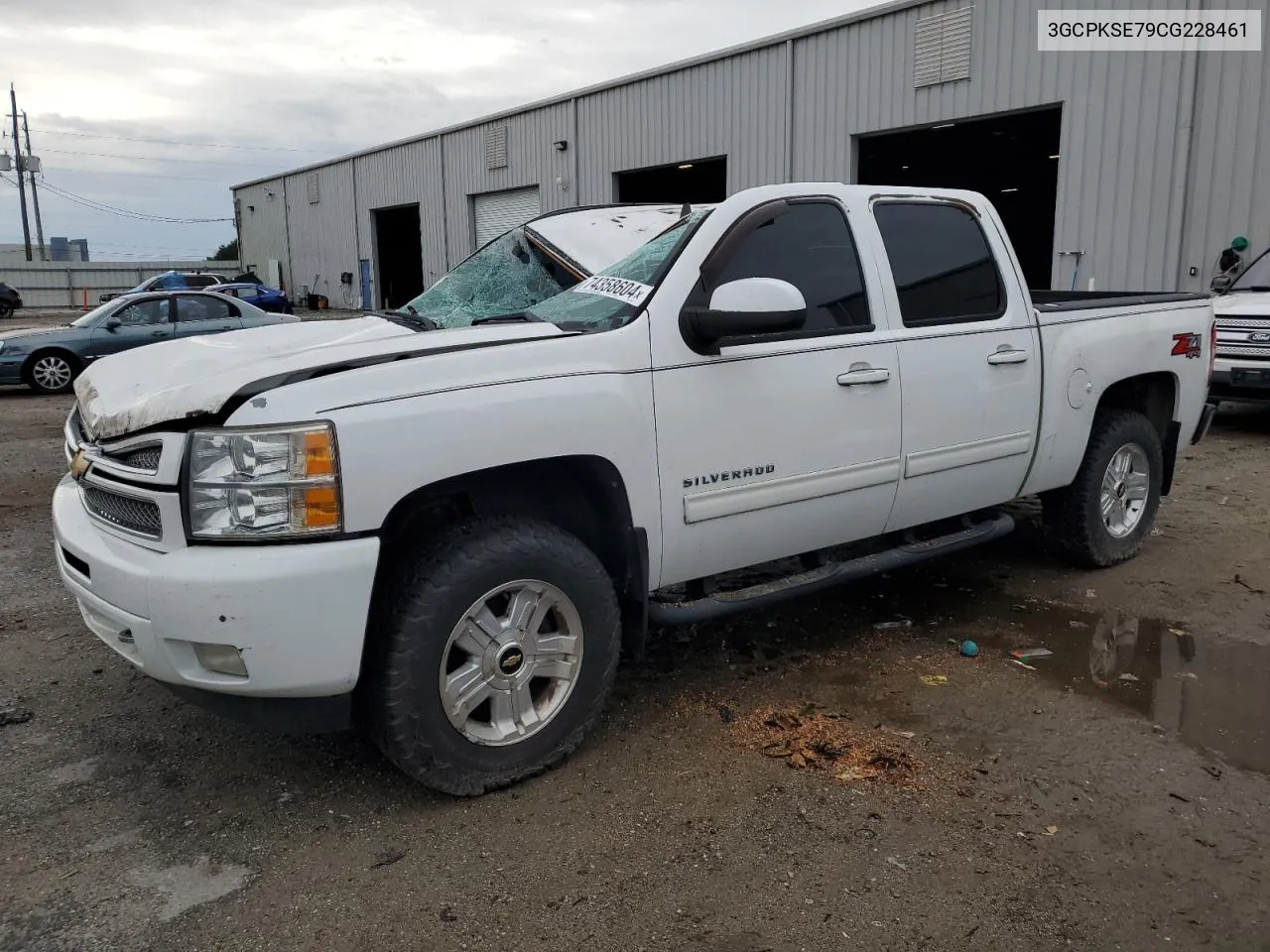 2012 Chevrolet Silverado K1500 Lt VIN: 3GCPKSE79CG228461 Lot: 74358604