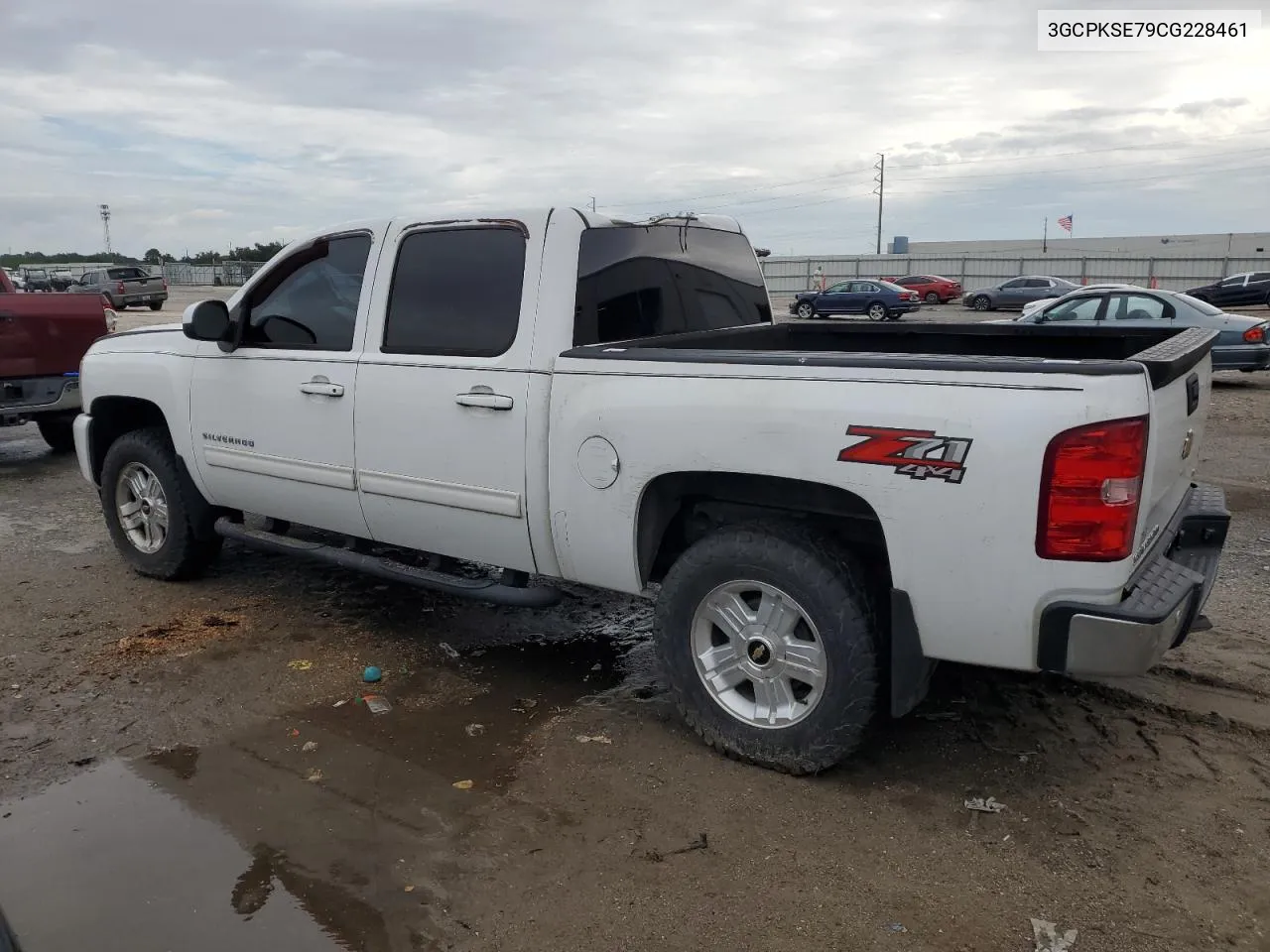 2012 Chevrolet Silverado K1500 Lt VIN: 3GCPKSE79CG228461 Lot: 74358604