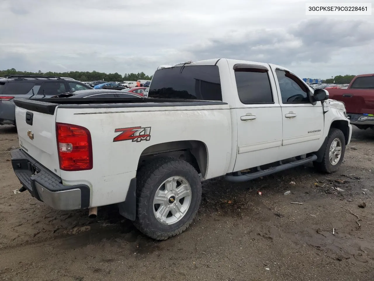 2012 Chevrolet Silverado K1500 Lt VIN: 3GCPKSE79CG228461 Lot: 74358604