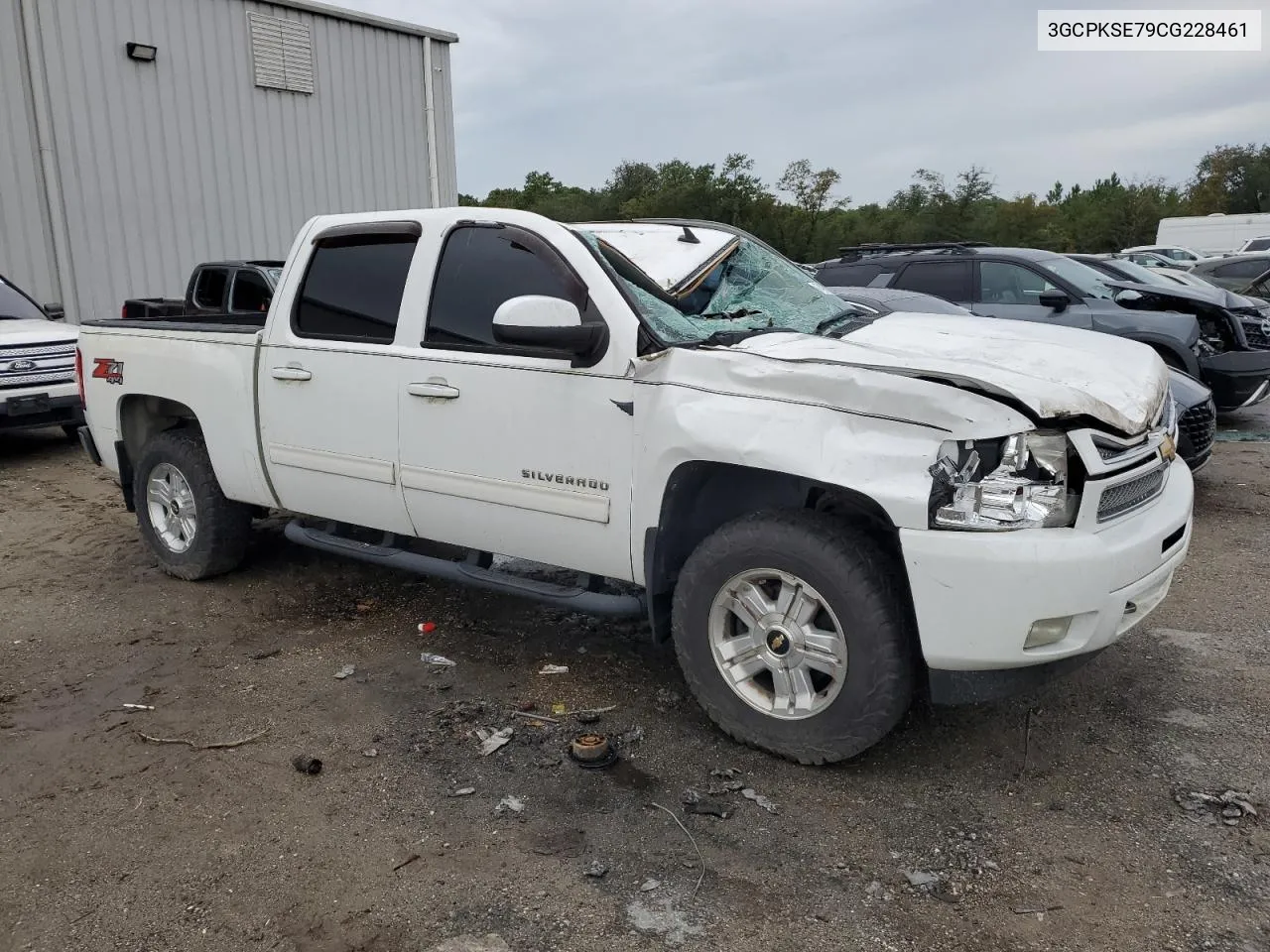 2012 Chevrolet Silverado K1500 Lt VIN: 3GCPKSE79CG228461 Lot: 74358604