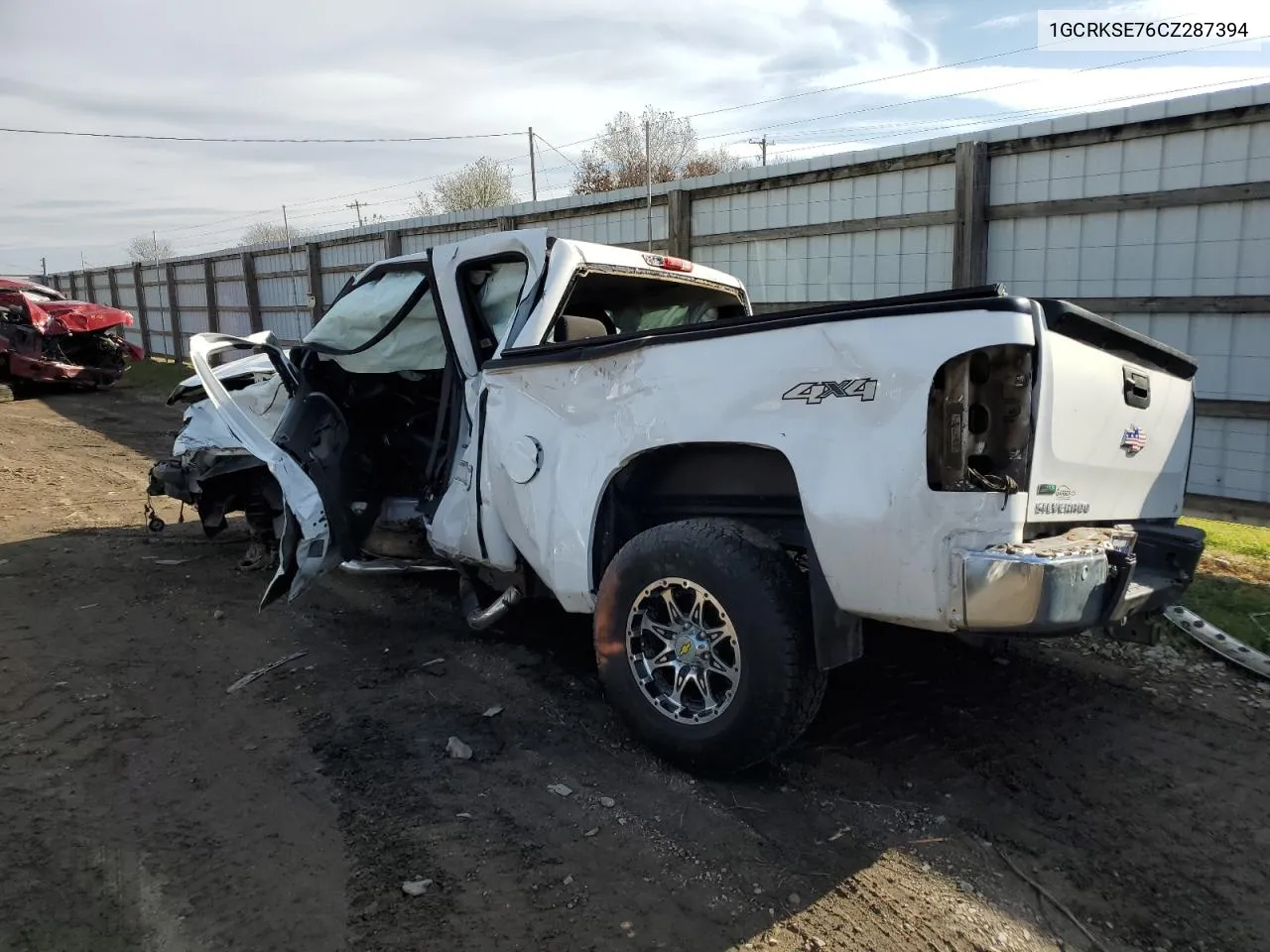 2012 Chevrolet Silverado K1500 Lt VIN: 1GCRKSE76CZ287394 Lot: 74362653