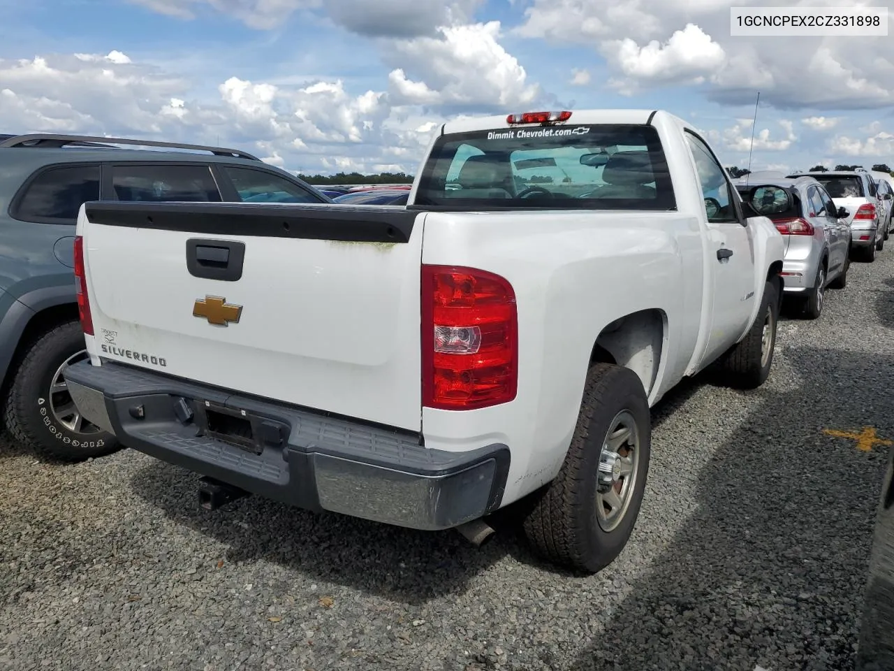 2012 Chevrolet Silverado C1500 VIN: 1GCNCPEX2CZ331898 Lot: 74423684