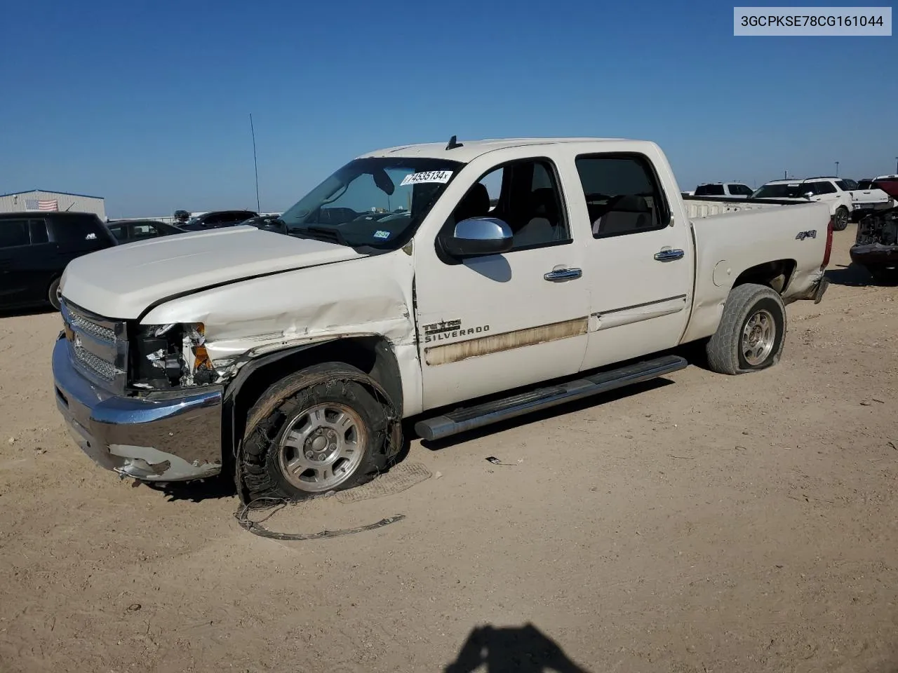 2012 Chevrolet Silverado K1500 Lt VIN: 3GCPKSE78CG161044 Lot: 74535134