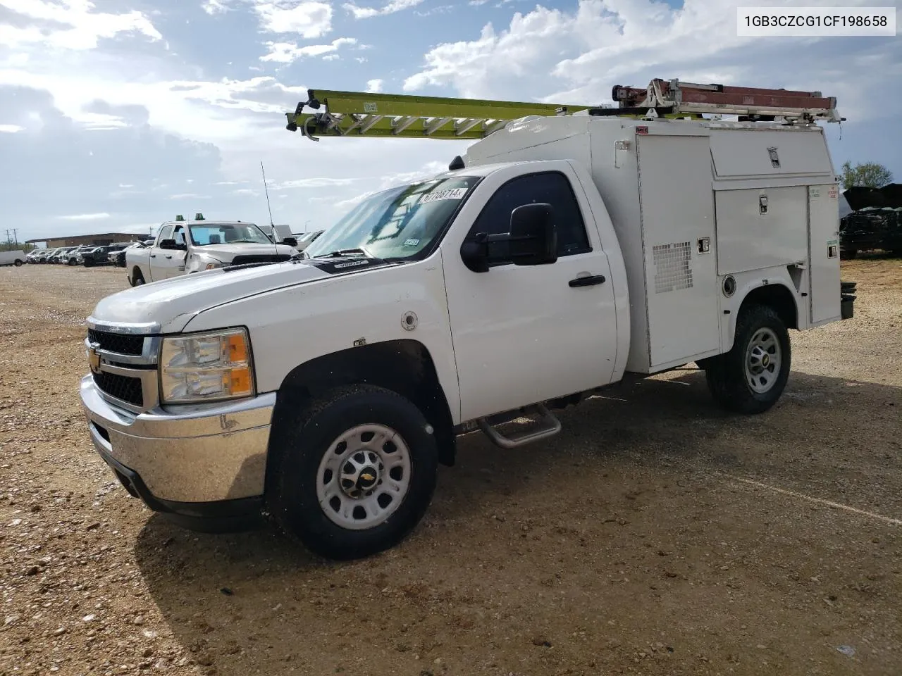 1GB3CZCG1CF198658 2012 Chevrolet Silverado C3500