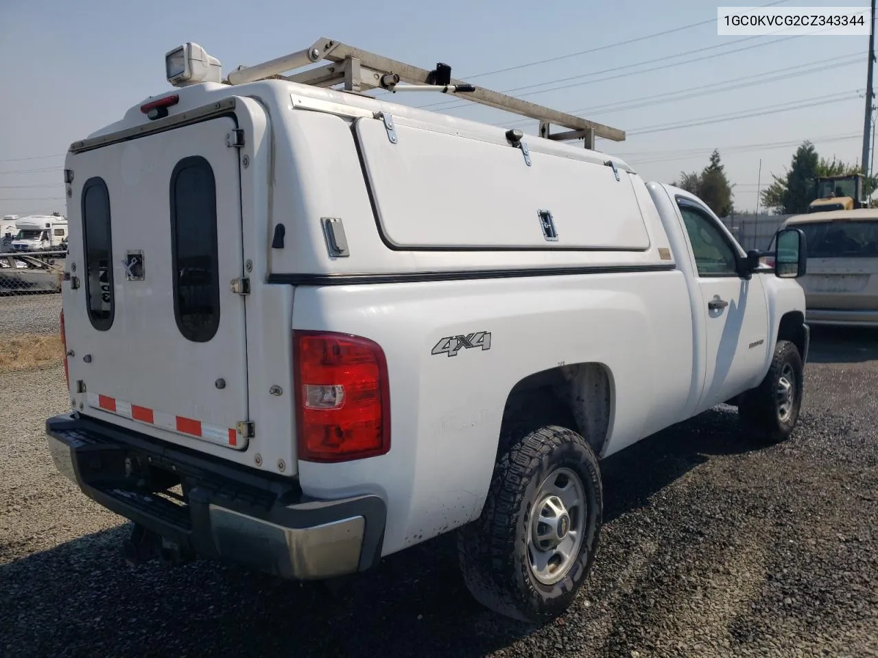 2012 Chevrolet Silverado K2500 Heavy Duty VIN: 1GC0KVCG2CZ343344 Lot: 74756844