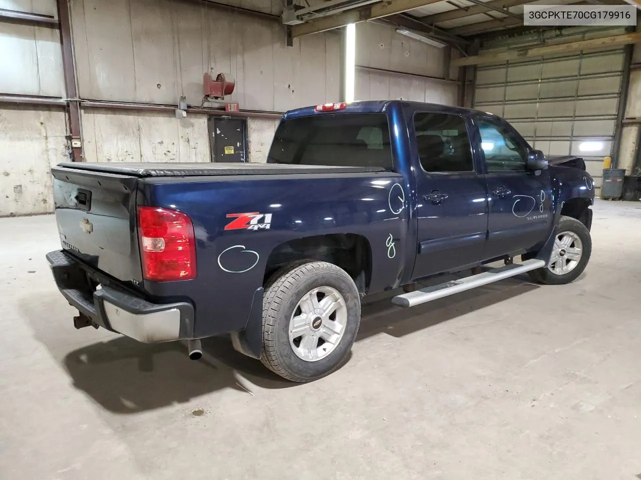 2012 Chevrolet Silverado K1500 Ltz VIN: 3GCPKTE70CG179916 Lot: 74996774