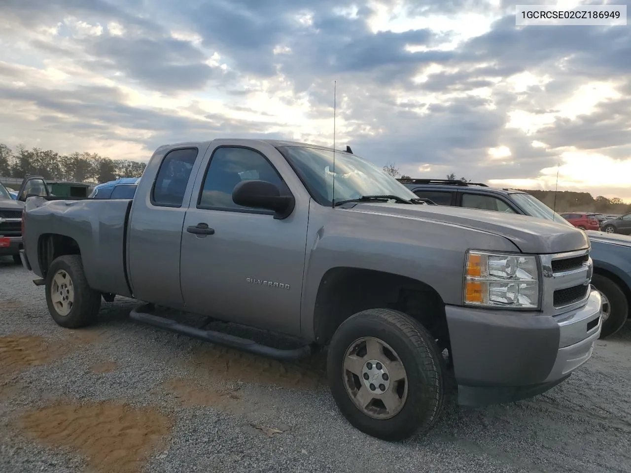 2012 Chevrolet Silverado C1500 Lt VIN: 1GCRCSE02CZ186949 Lot: 75104104