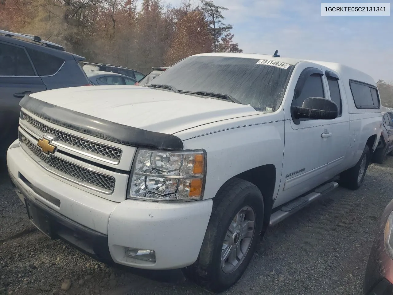 2012 Chevrolet Silverado K1500 Ltz VIN: 1GCRKTE05CZ131341 Lot: 75114934