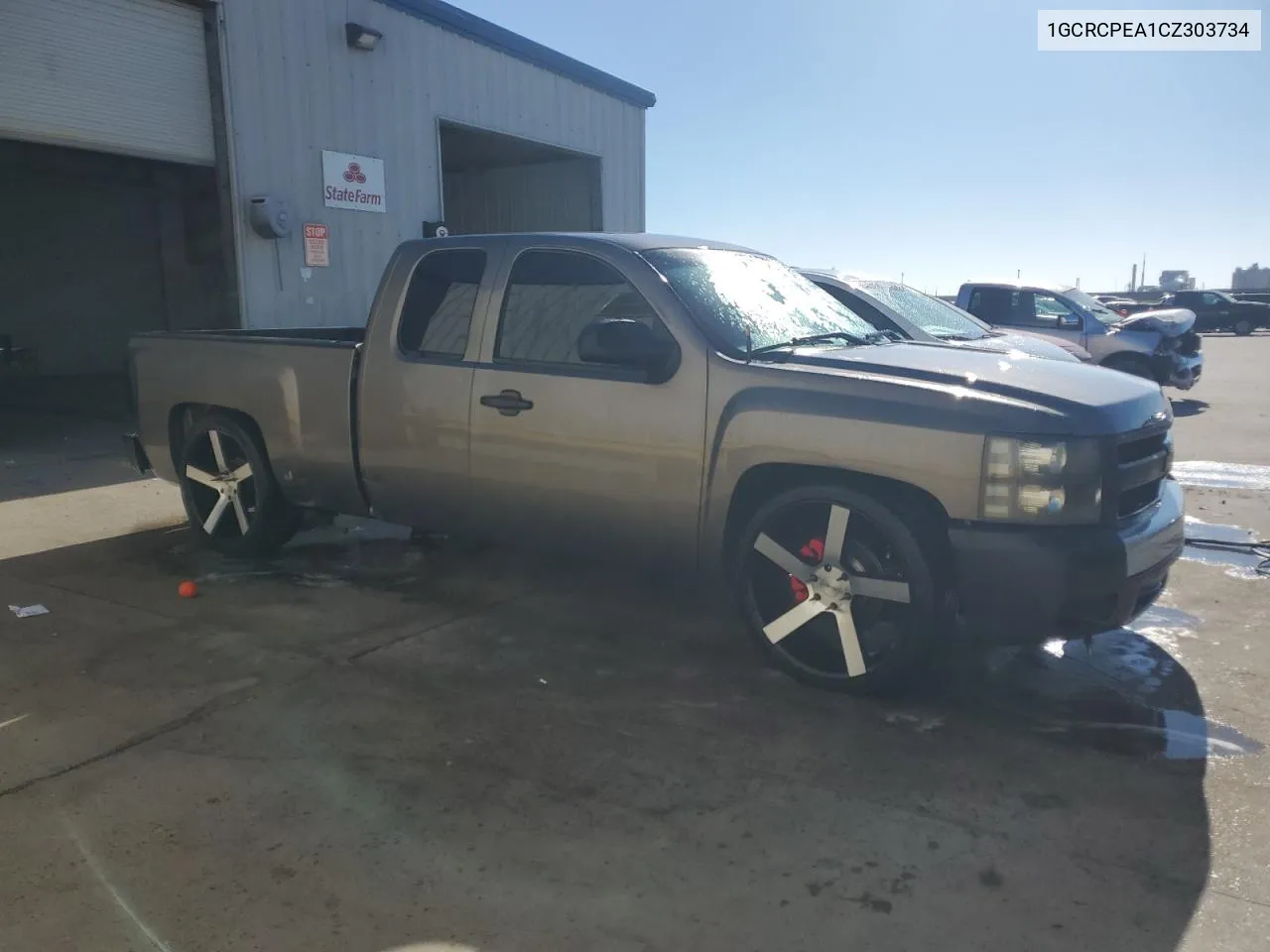 2012 Chevrolet Silverado C1500 VIN: 1GCRCPEA1CZ303734 Lot: 75889524