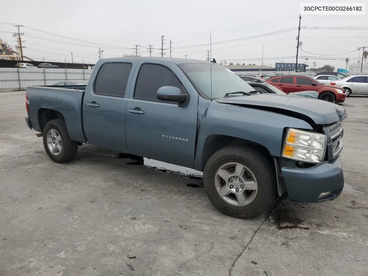 2012 Chevrolet Silverado C1500 Ltz VIN: 3GCPCTE00CG266182 Lot: 75964764