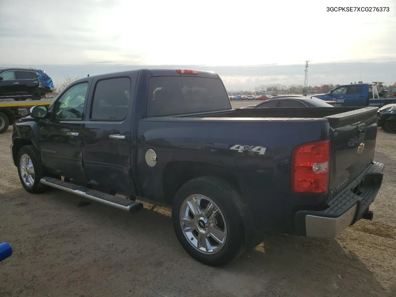 2012 Chevrolet Silverado K1500 Lt VIN: 3GCPKSE7XCG276373 Lot: 76279914