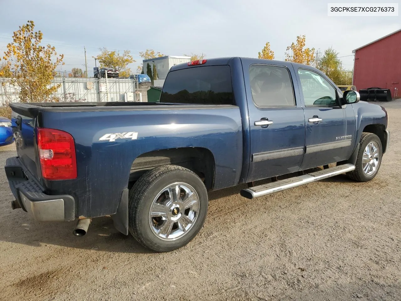 2012 Chevrolet Silverado K1500 Lt VIN: 3GCPKSE7XCG276373 Lot: 76279914