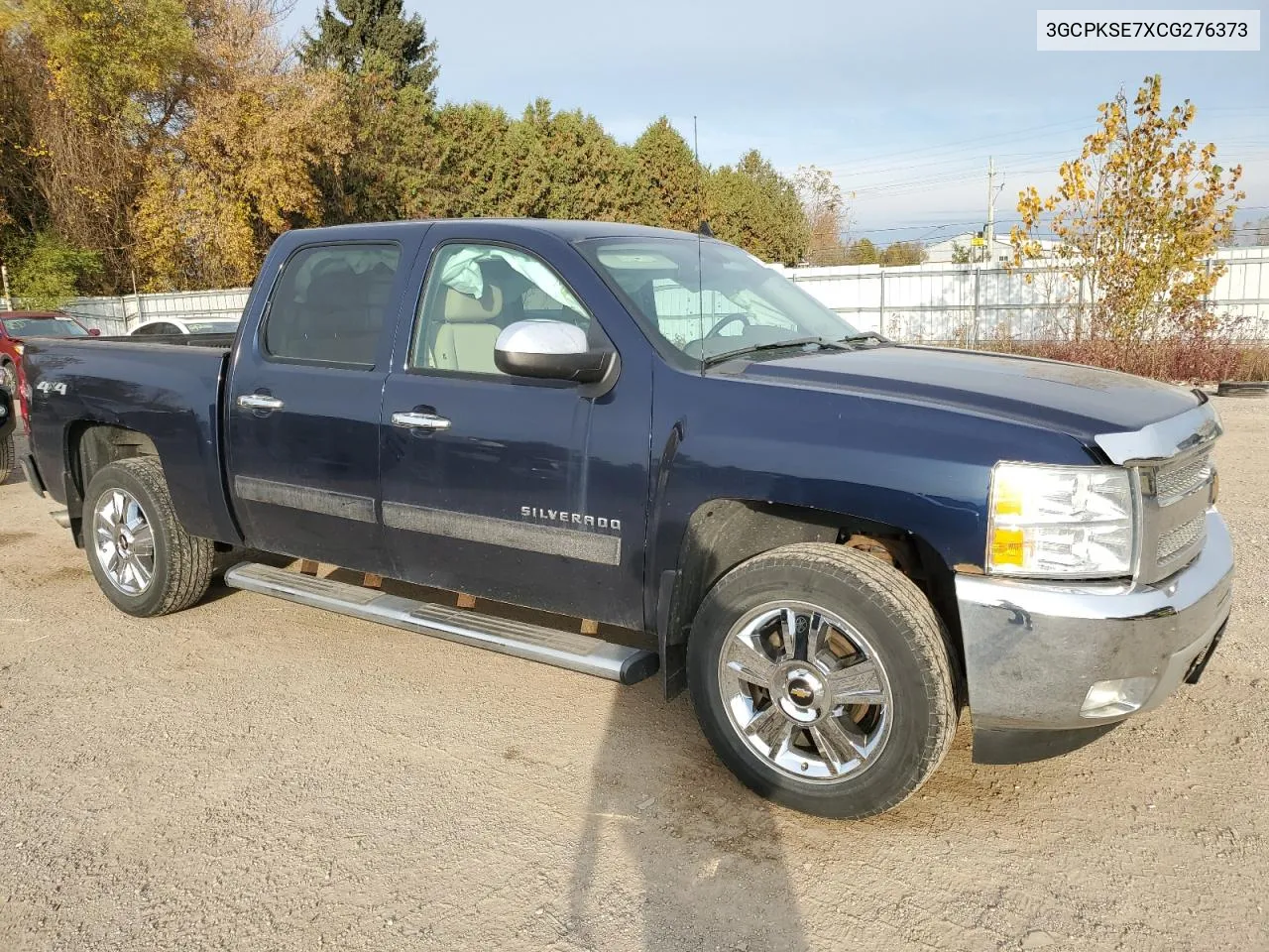 2012 Chevrolet Silverado K1500 Lt VIN: 3GCPKSE7XCG276373 Lot: 76279914