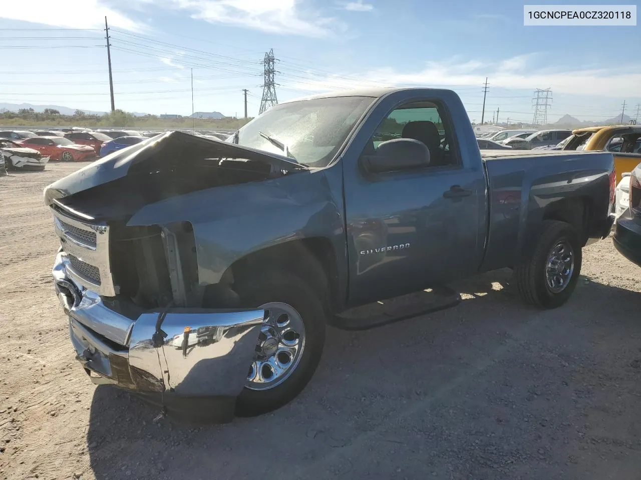 2012 Chevrolet Silverado C1500 VIN: 1GCNCPEA0CZ320118 Lot: 76294634