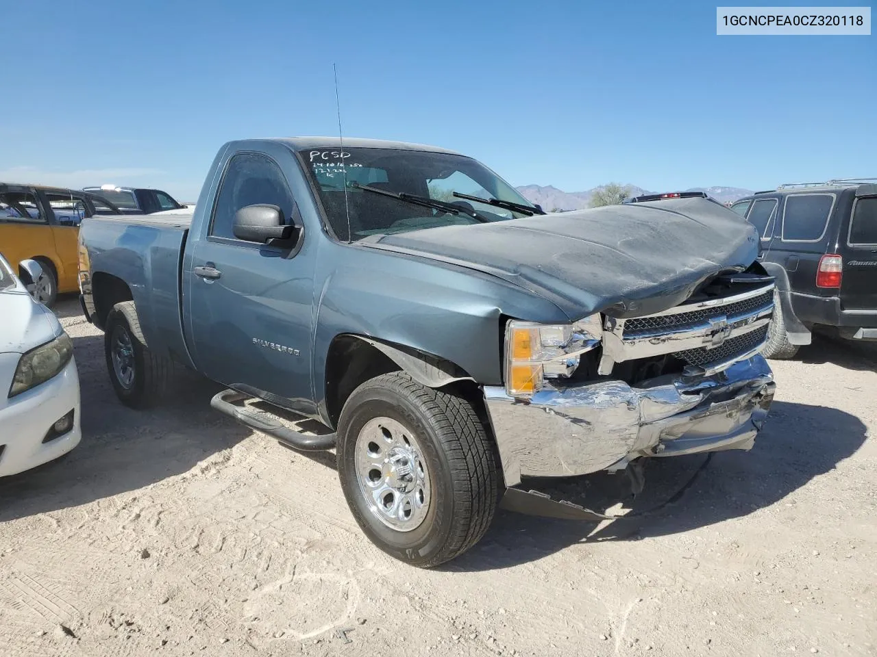 2012 Chevrolet Silverado C1500 VIN: 1GCNCPEA0CZ320118 Lot: 76294634