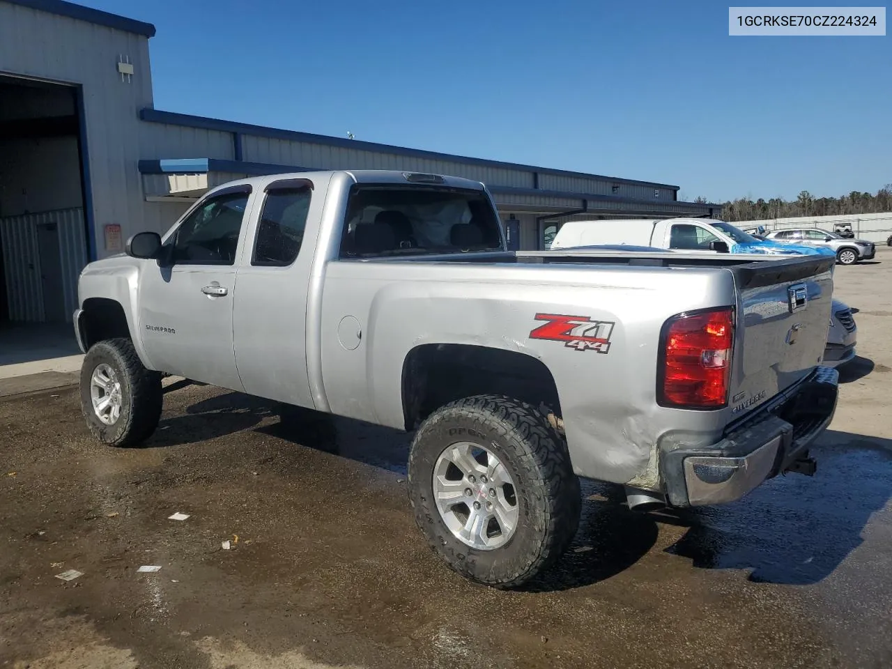 2012 Chevrolet Silverado K1500 Lt VIN: 1GCRKSE70CZ224324 Lot: 76485024