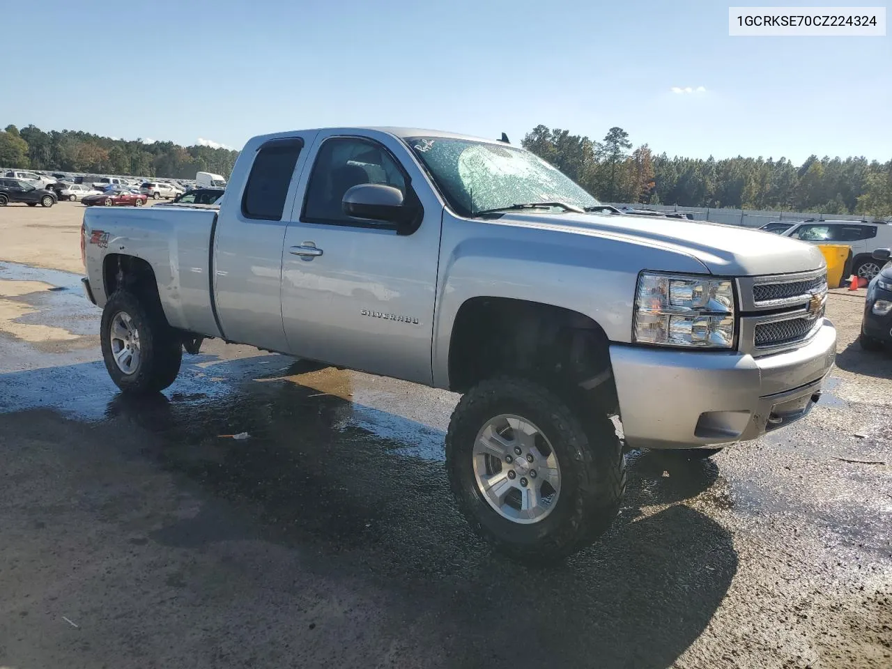 2012 Chevrolet Silverado K1500 Lt VIN: 1GCRKSE70CZ224324 Lot: 76485024