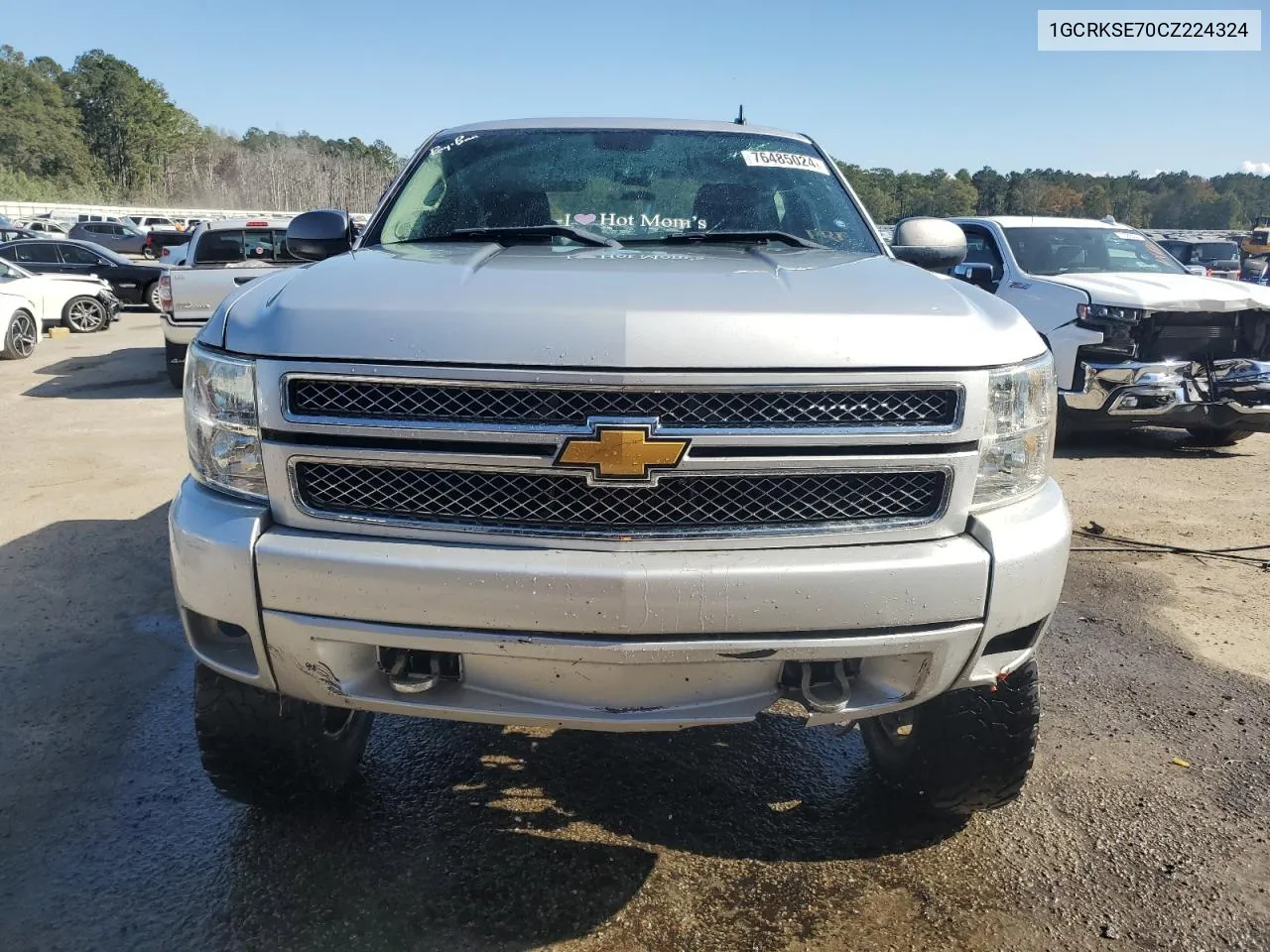 2012 Chevrolet Silverado K1500 Lt VIN: 1GCRKSE70CZ224324 Lot: 76485024