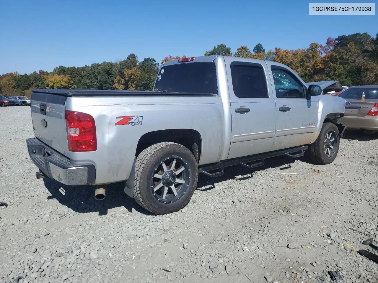 2012 Chevrolet Silverado K1500 Lt VIN: 1GCPKSE75CF179938 Lot: 76576574