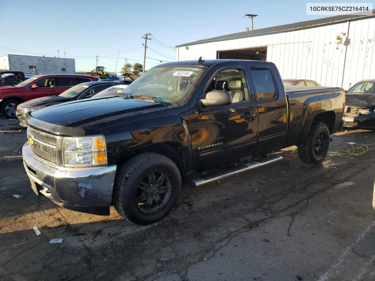 2012 Chevrolet Silverado K1500 Lt VIN: 1GCRKSE75CZ216414 Lot: 76823184