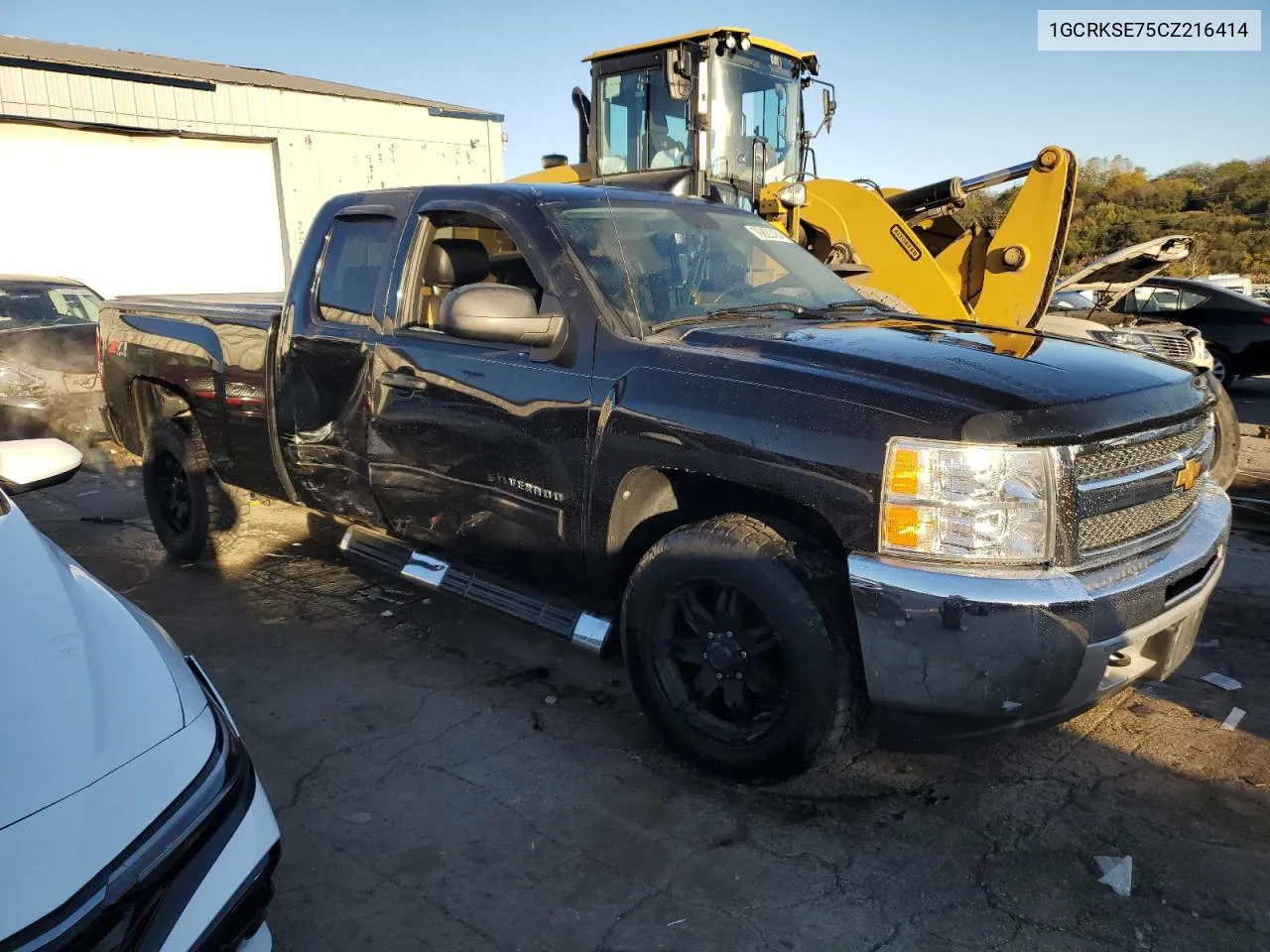 2012 Chevrolet Silverado K1500 Lt VIN: 1GCRKSE75CZ216414 Lot: 76823184