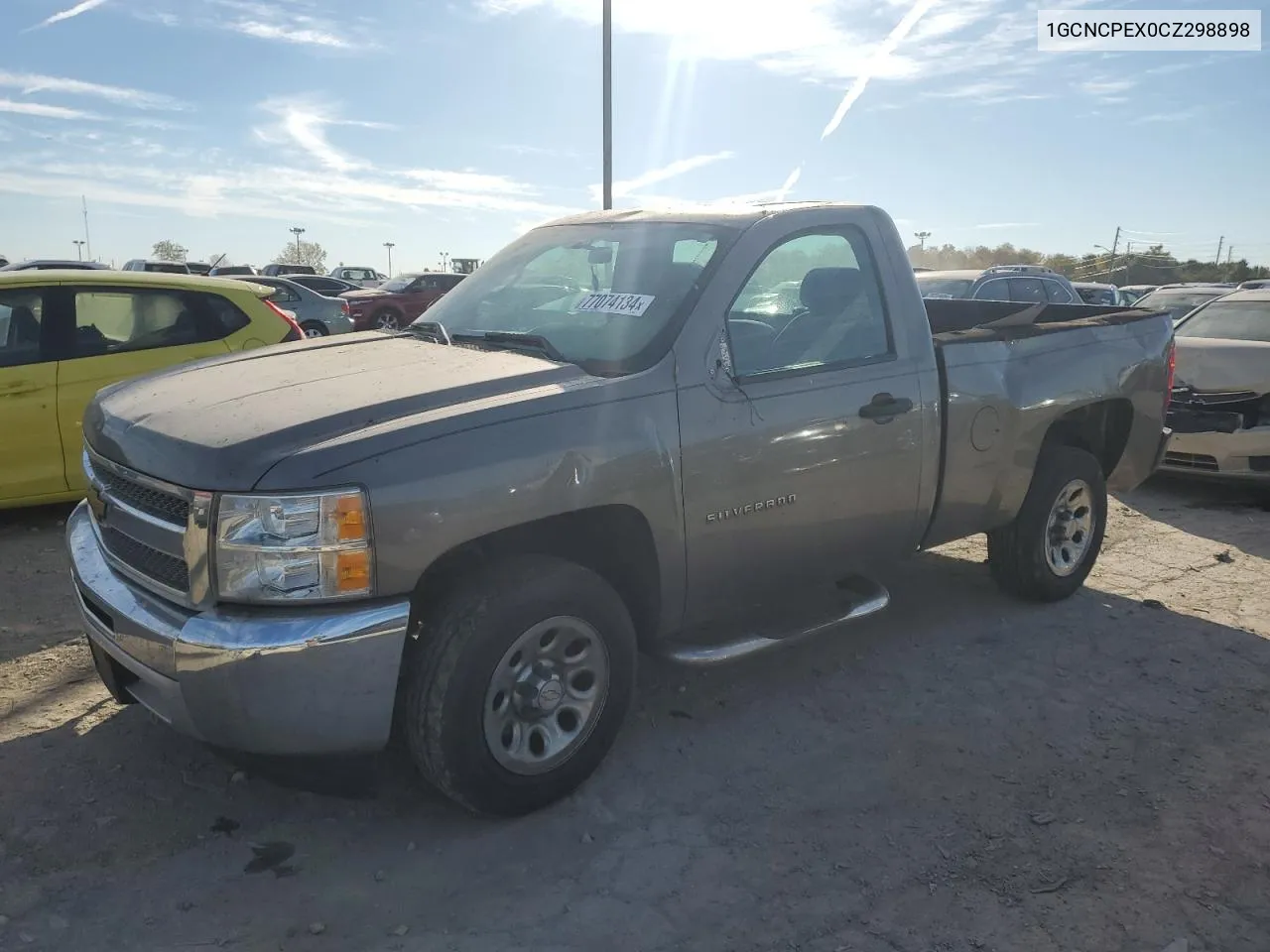 2012 Chevrolet Silverado C1500 VIN: 1GCNCPEX0CZ298898 Lot: 77074134