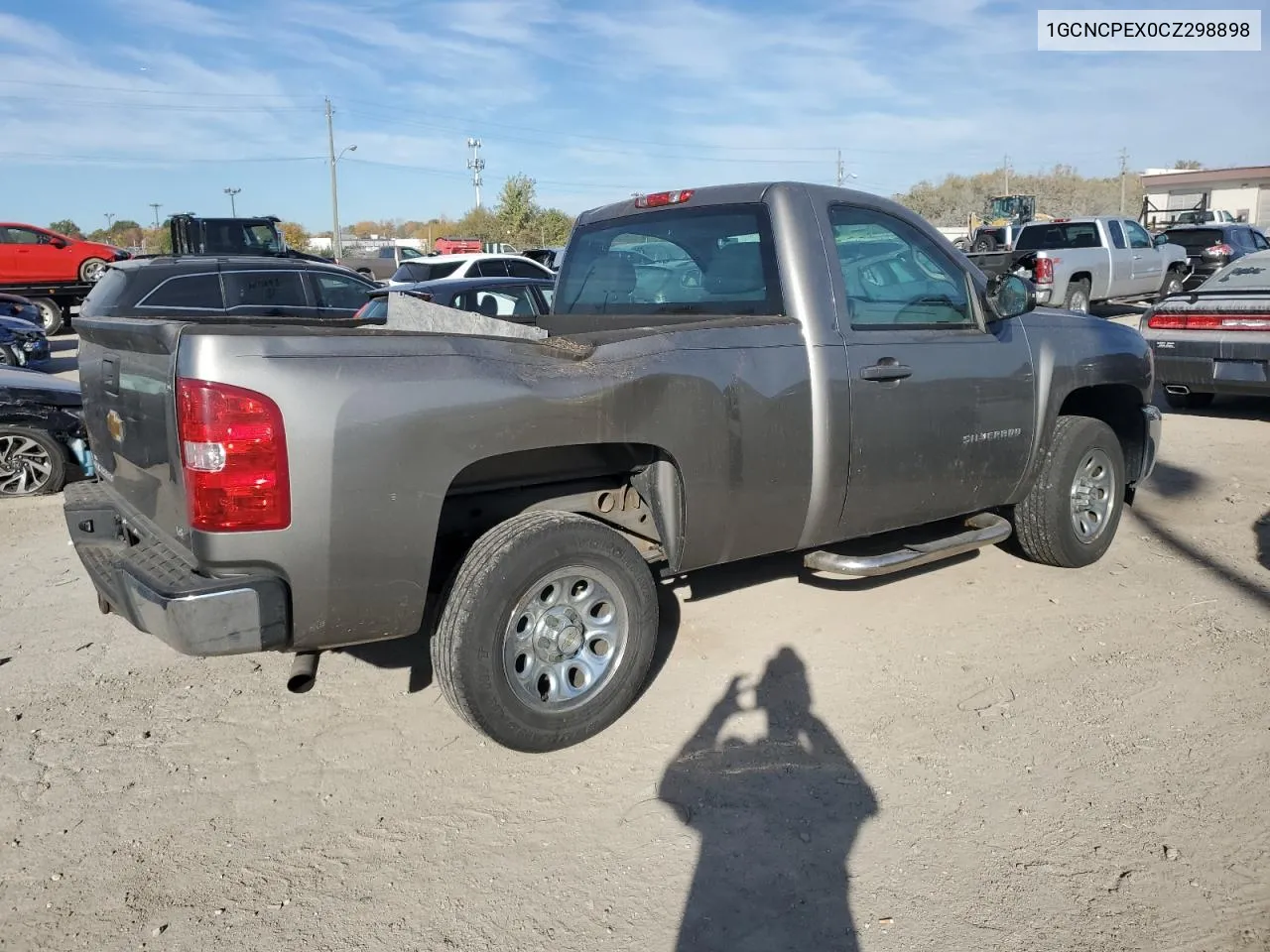 2012 Chevrolet Silverado C1500 VIN: 1GCNCPEX0CZ298898 Lot: 77074134