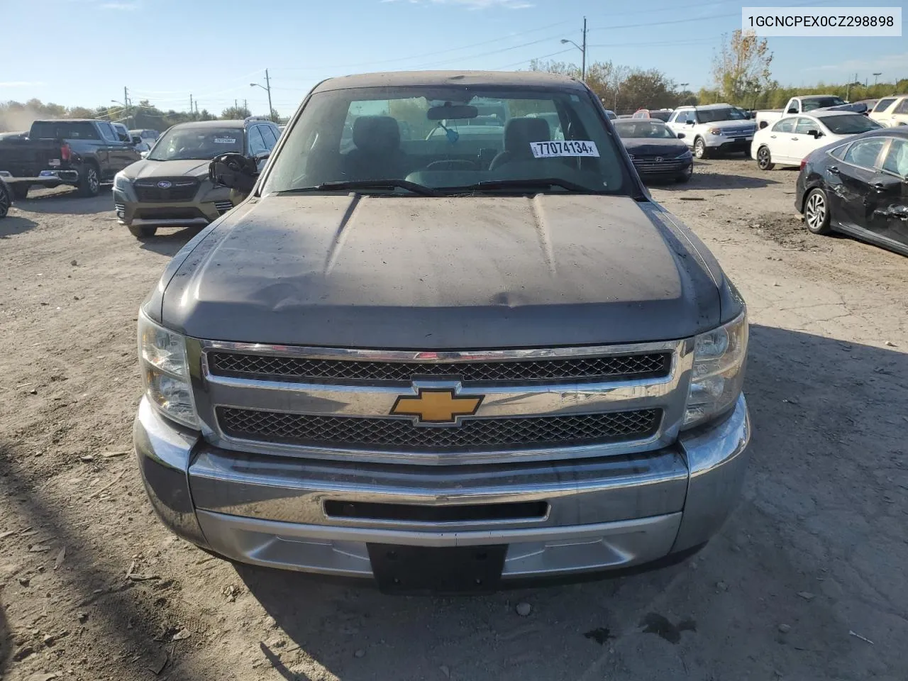 2012 Chevrolet Silverado C1500 VIN: 1GCNCPEX0CZ298898 Lot: 77074134