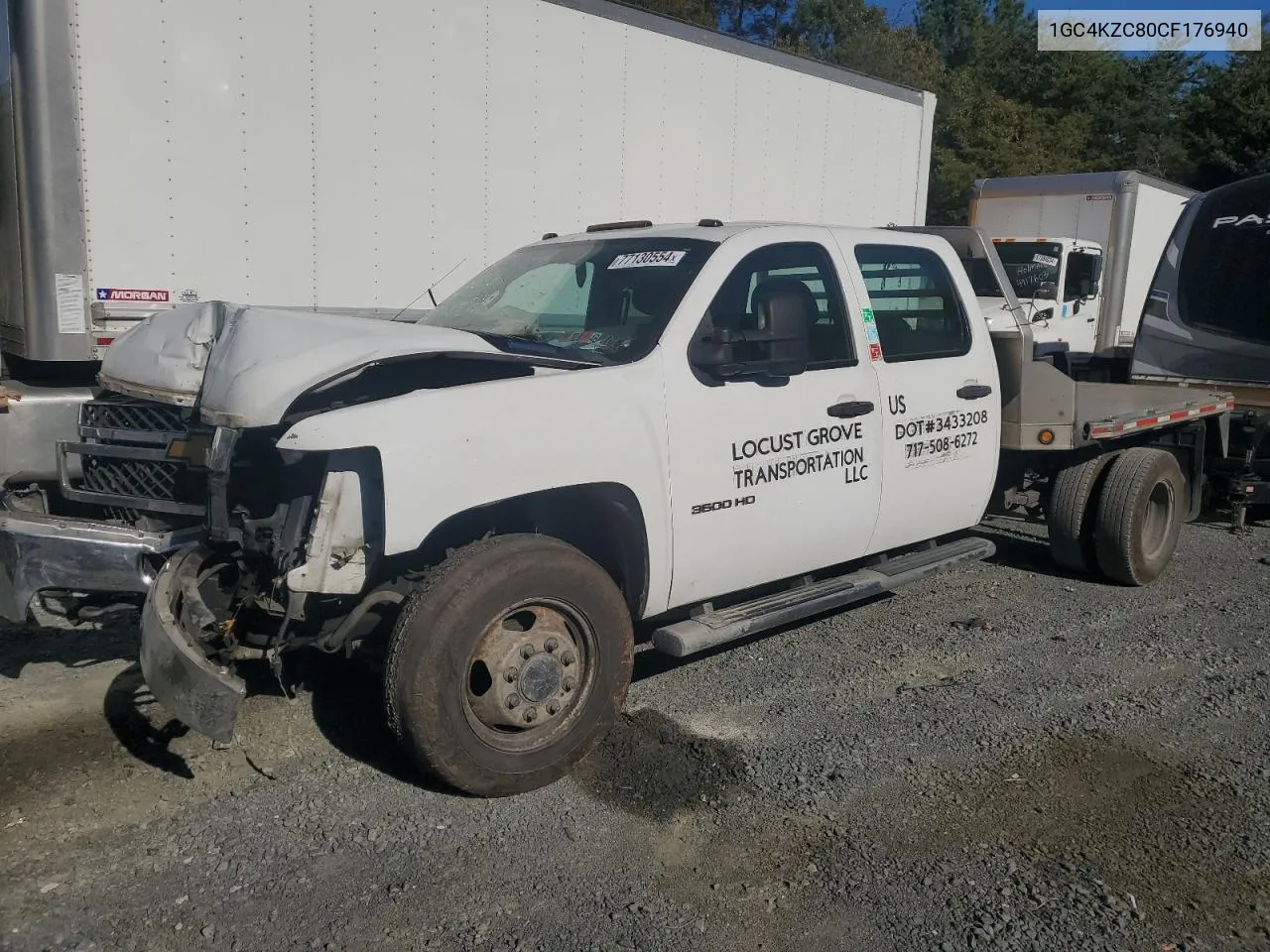 2012 Chevrolet Silverado K3500 VIN: 1GC4KZC80CF176940 Lot: 77130554