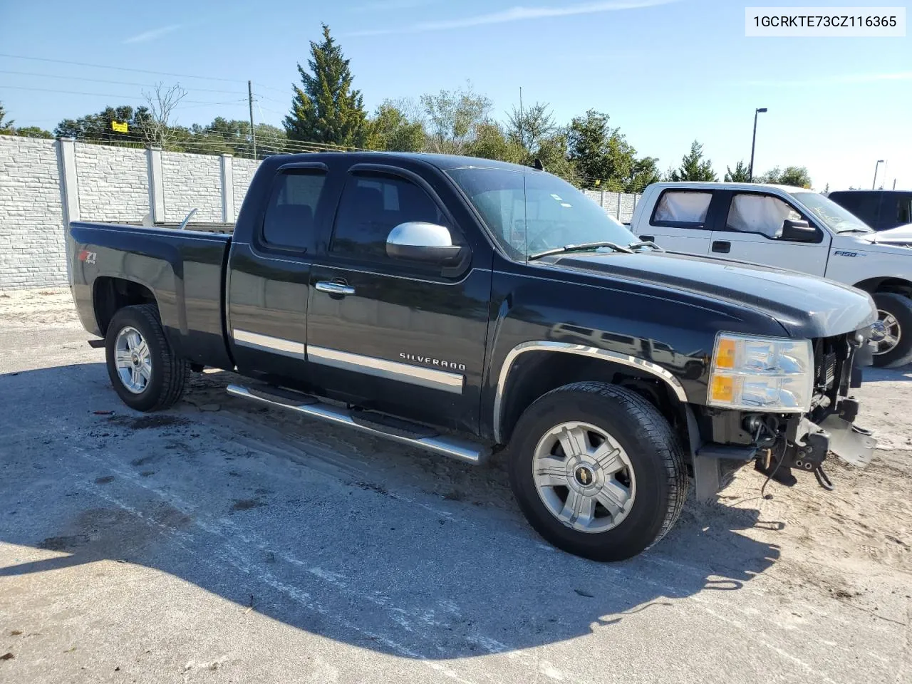 2012 Chevrolet Silverado K1500 Ltz VIN: 1GCRKTE73CZ116365 Lot: 77201904