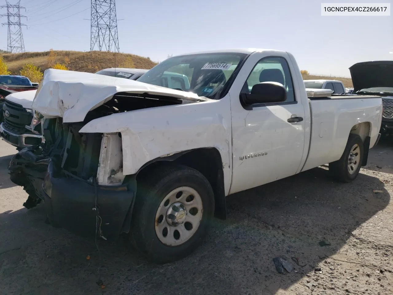 2012 Chevrolet Silverado C1500 VIN: 1GCNCPEX4CZ266617 Lot: 77569514