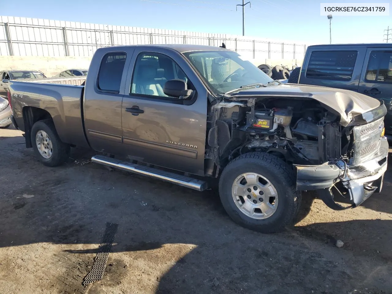 2012 Chevrolet Silverado K1500 Lt VIN: 1GCRKSE76CZ341759 Lot: 77636584