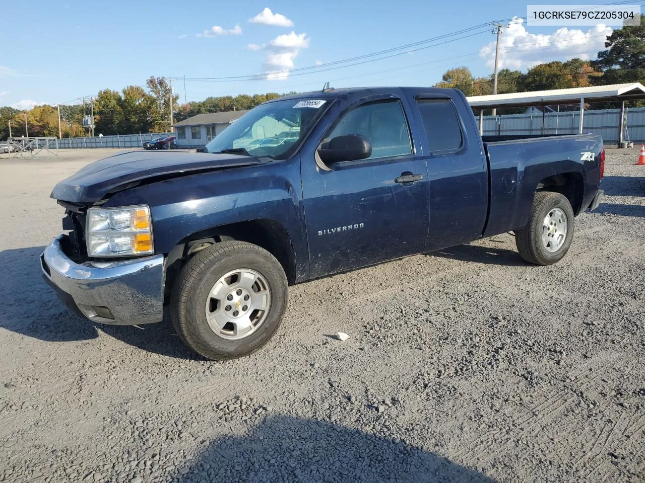 2012 Chevrolet Silverado K1500 Lt VIN: 1GCRKSE79CZ205304 Lot: 77656654