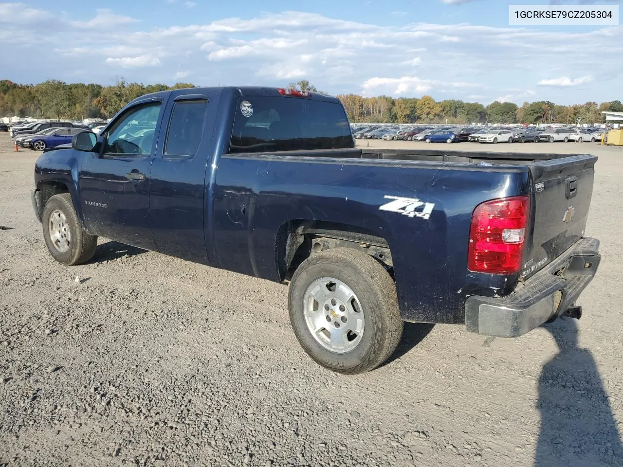 2012 Chevrolet Silverado K1500 Lt VIN: 1GCRKSE79CZ205304 Lot: 77656654