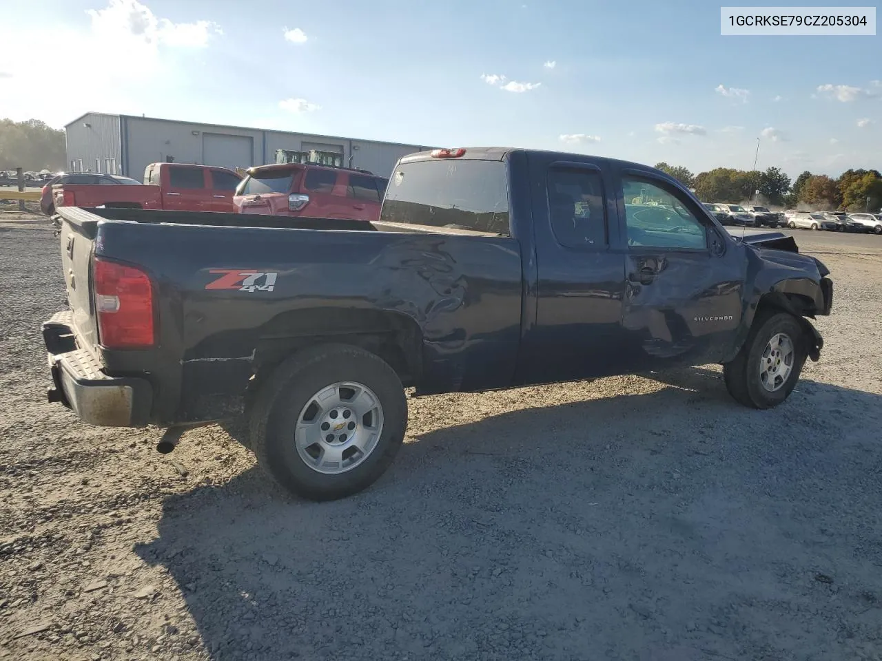 2012 Chevrolet Silverado K1500 Lt VIN: 1GCRKSE79CZ205304 Lot: 77656654