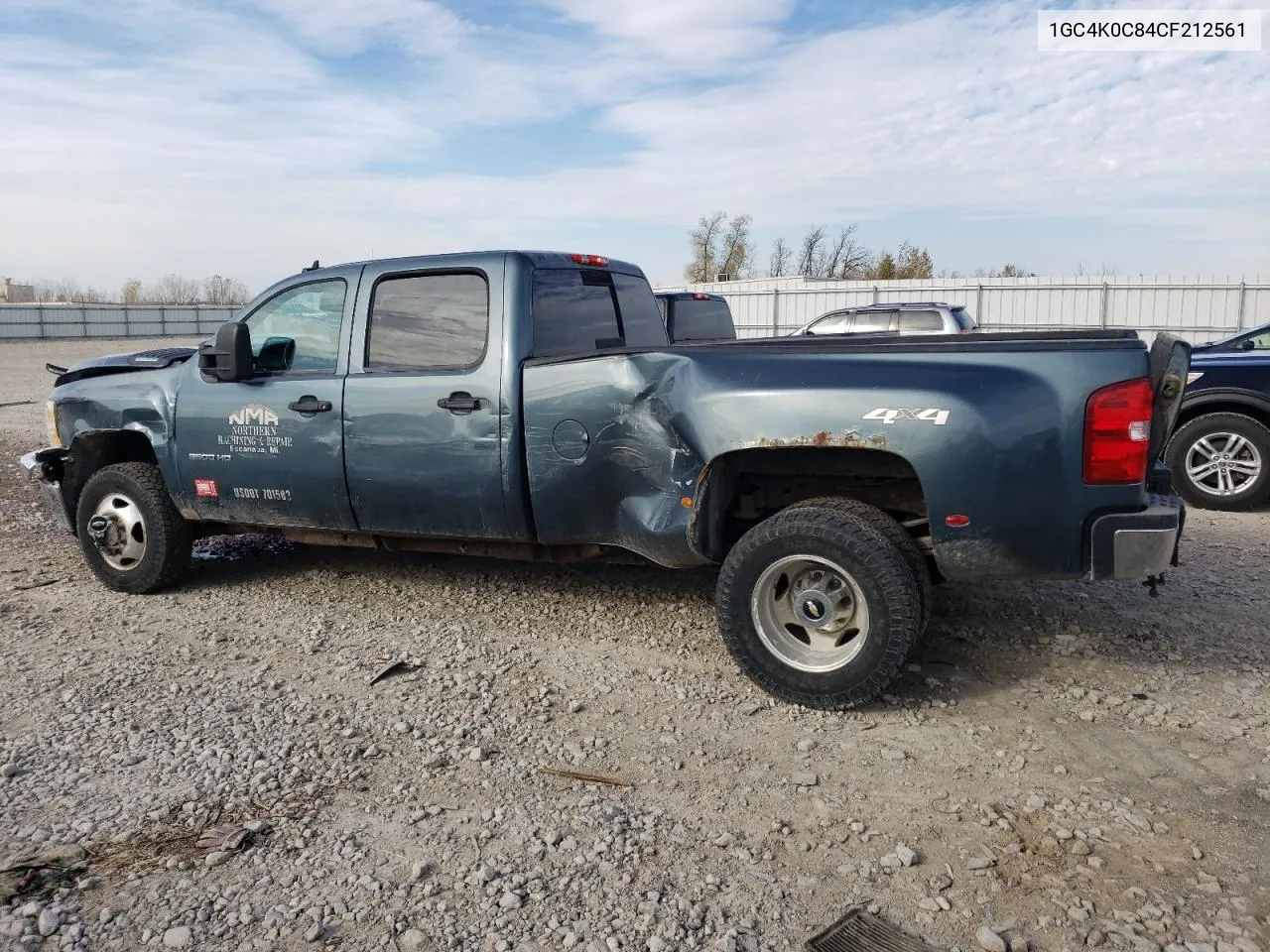 2012 Chevrolet Silverado K3500 Lt VIN: 1GC4K0C84CF212561 Lot: 77665254