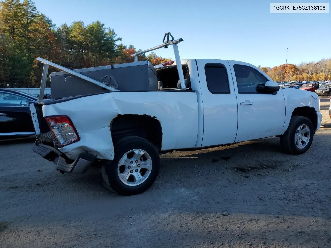 2012 Chevrolet Silverado K1500 Ltz VIN: 1GCRKTE75CZ138108 Lot: 77880864