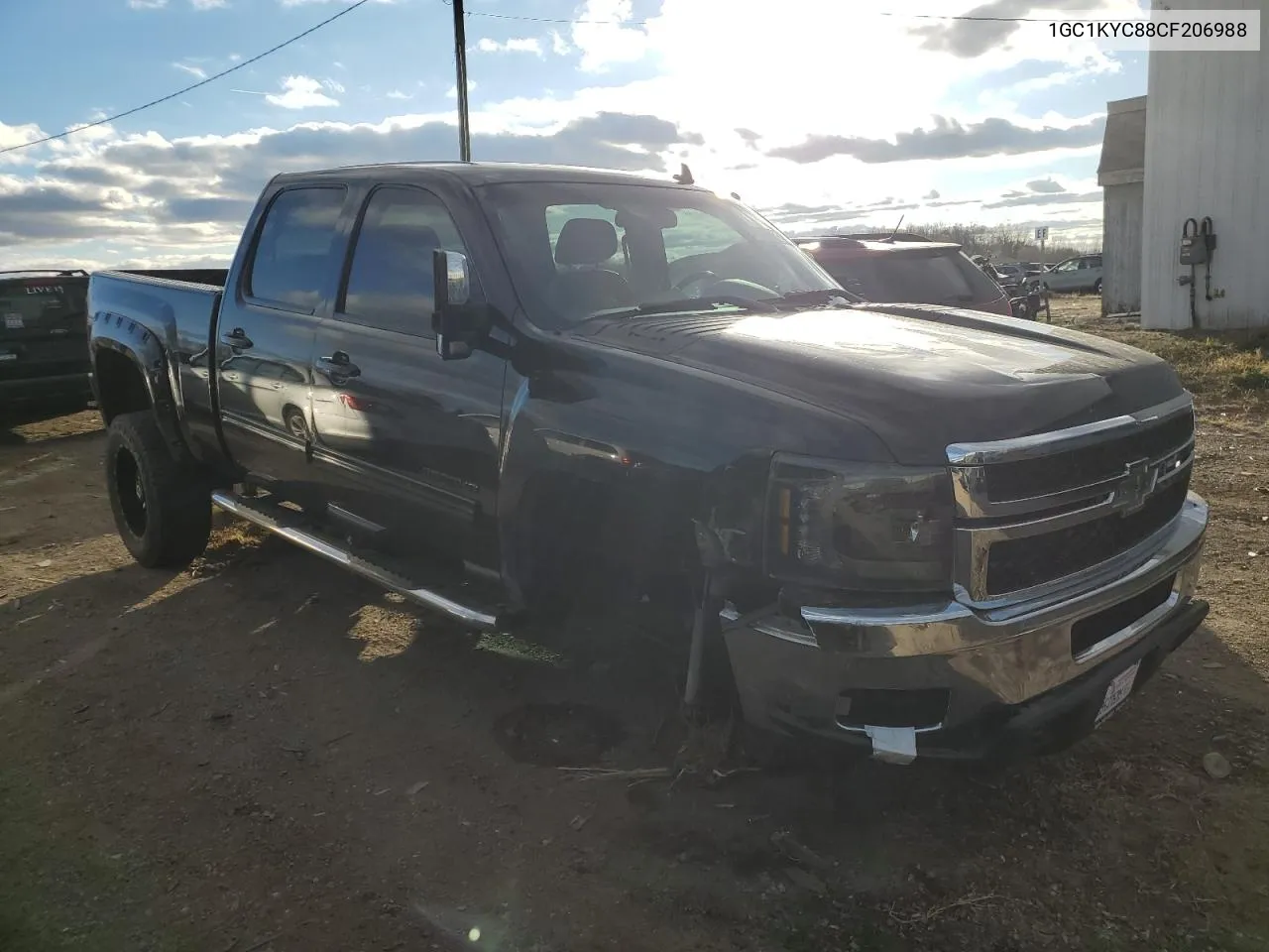 2012 Chevrolet Silverado K2500 Heavy Duty Ltz VIN: 1GC1KYC88CF206988 Lot: 77961824