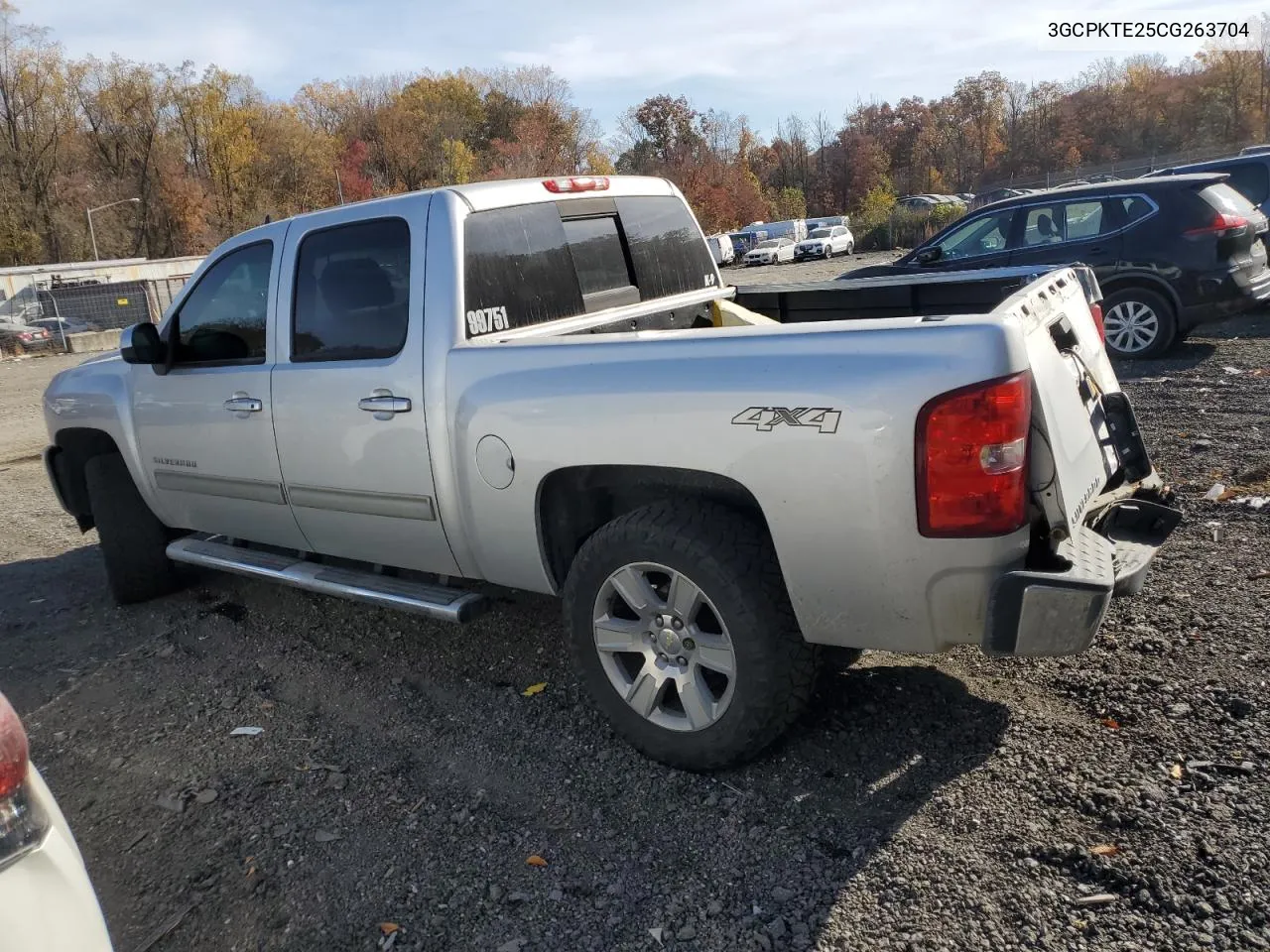 2012 Chevrolet Silverado K1500 Ltz VIN: 3GCPKTE25CG263704 Lot: 77997754