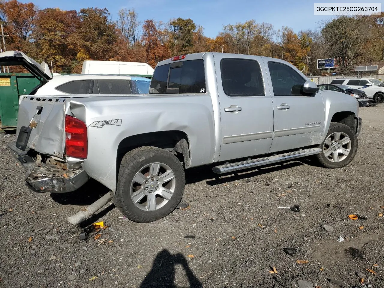 2012 Chevrolet Silverado K1500 Ltz VIN: 3GCPKTE25CG263704 Lot: 77997754