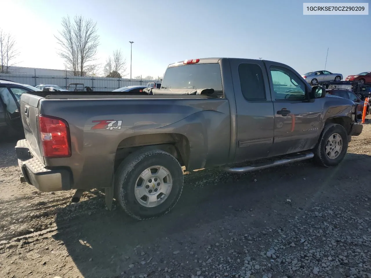 2012 Chevrolet Silverado K1500 Lt VIN: 1GCRKSE70CZ290209 Lot: 78071224