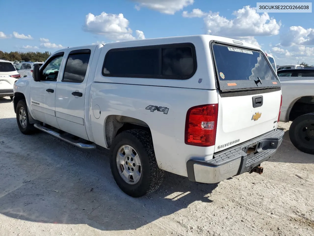 2012 Chevrolet Silverado K1500 Lt VIN: 3GCUKSE22CG266038 Lot: 78162844