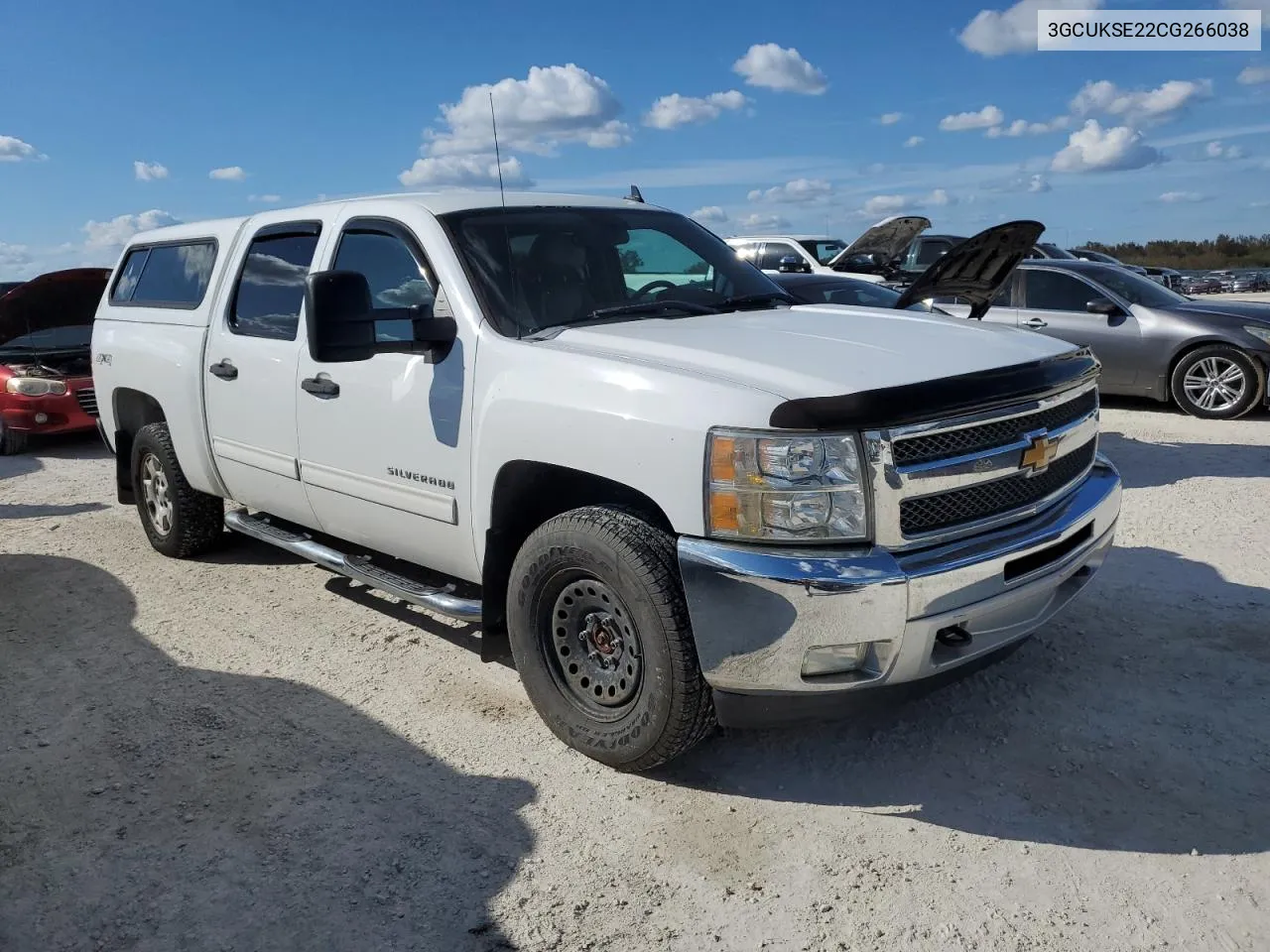 2012 Chevrolet Silverado K1500 Lt VIN: 3GCUKSE22CG266038 Lot: 78162844