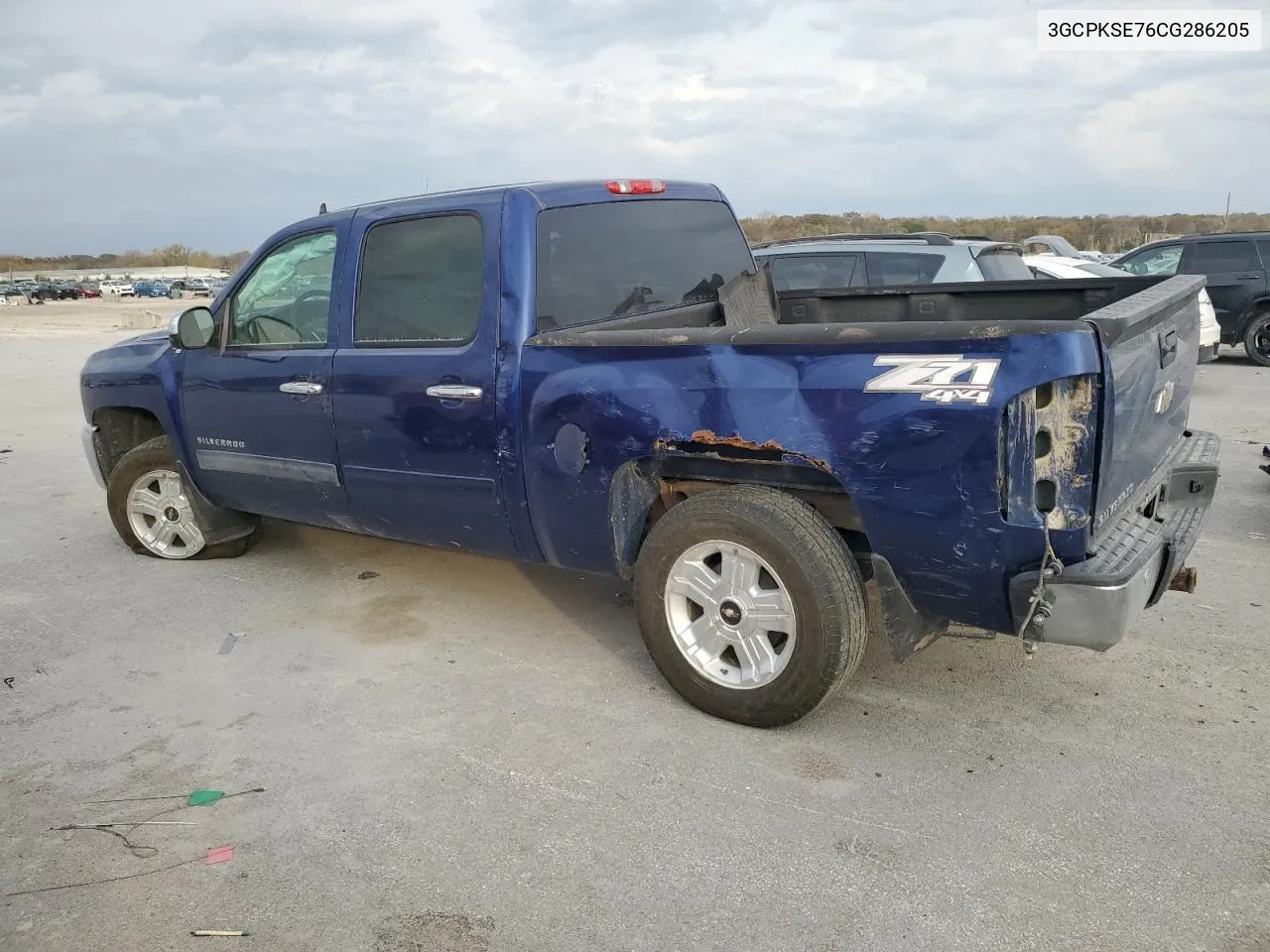 2012 Chevrolet Silverado K1500 Lt VIN: 3GCPKSE76CG286205 Lot: 78193684